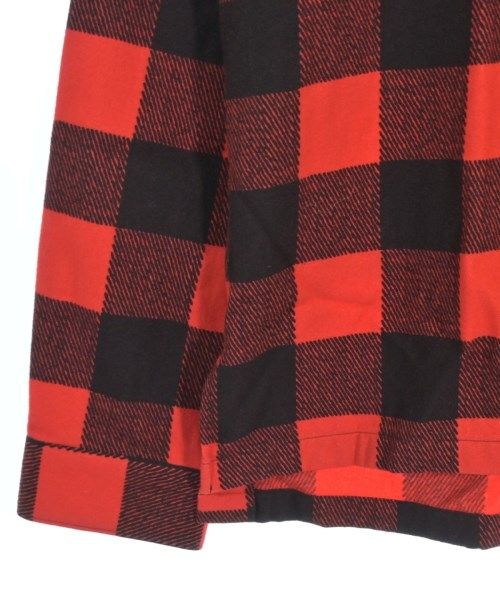 Balenciaga Casual Shirt Wool Red Black