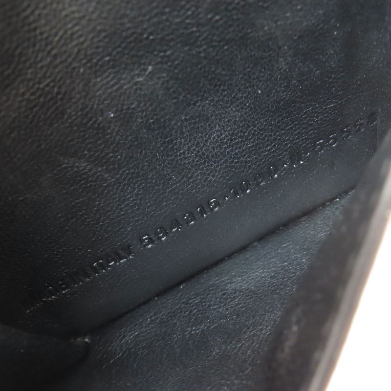 Balenciaga Logo Bifold Wallet Leather