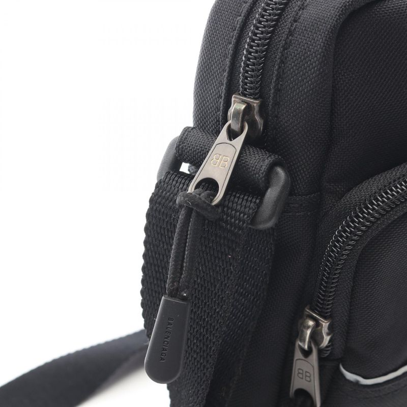 Balenciaga Shoulder Bag Sports Black Nylon Sport Small
