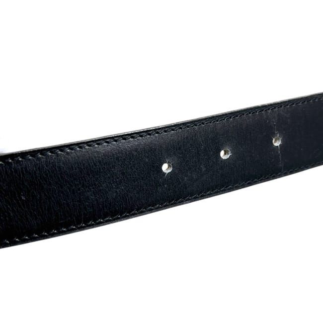 Hermes Belt Black Camel Brown Gold
