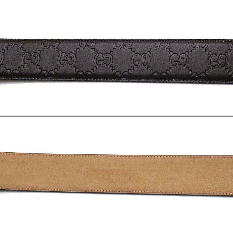 Gucci Interlocking Buckle Belt Black