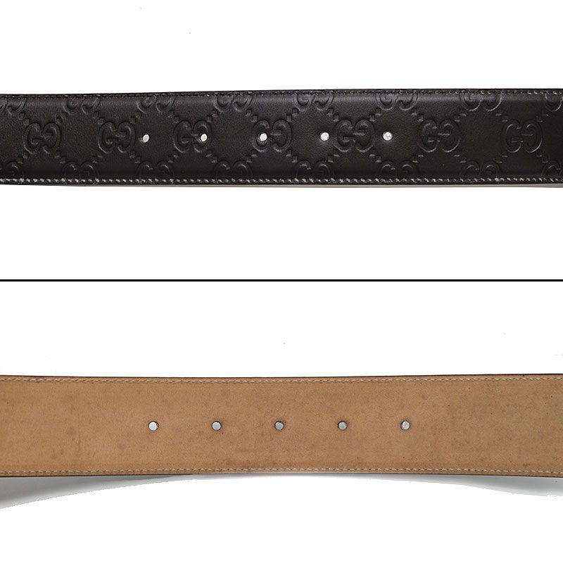 Gucci Interlocking Buckle Belt Black