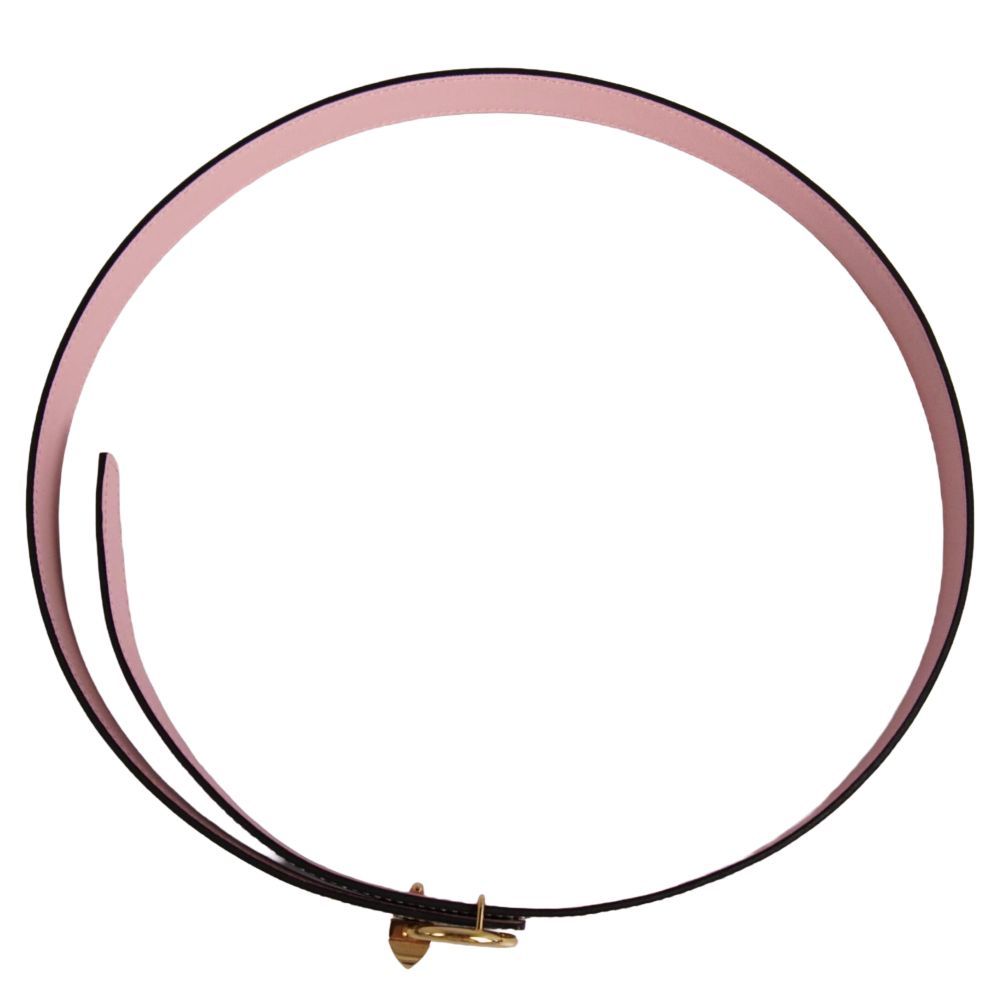 Hermes Belt Leather Medle Buckle Greige Pink