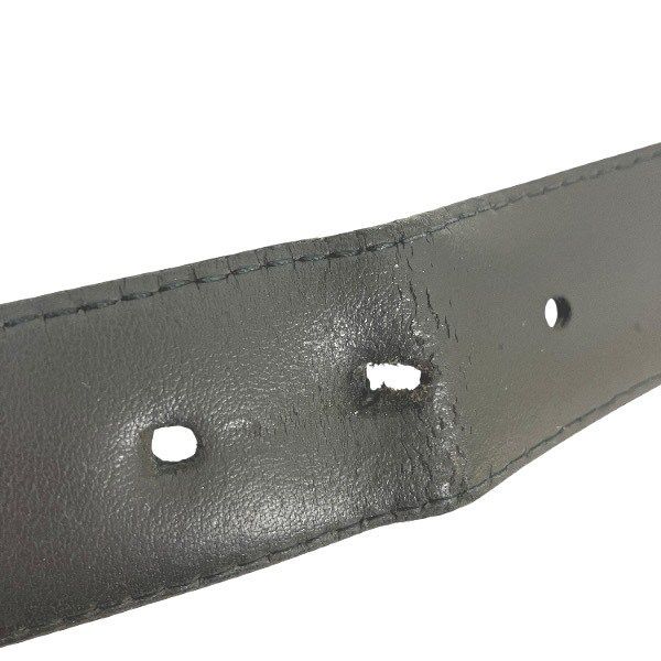 Louis Vuitton Ceinture Pont Neuf Black Silver Belt