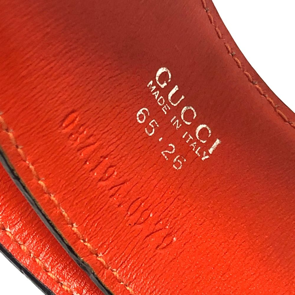 Gucci Belt GG Logo 032 194 Leather Orange
