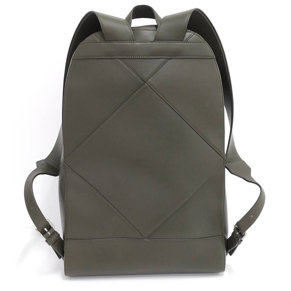Bottega Veneta Backpack Large Butterfly Calfskin Leather Olive Khaki