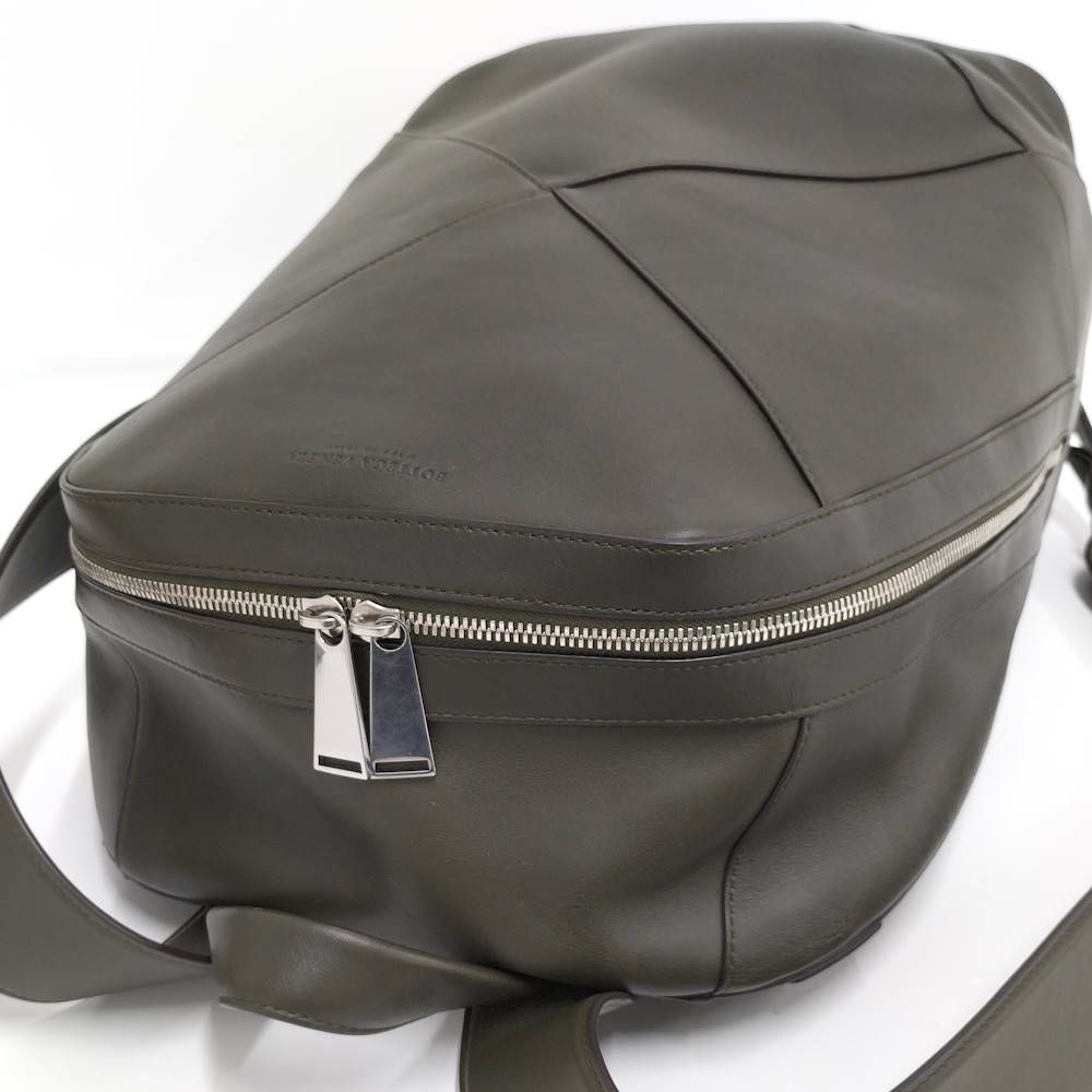 Bottega Veneta Backpack Large Butterfly Calfskin Leather Olive Khaki