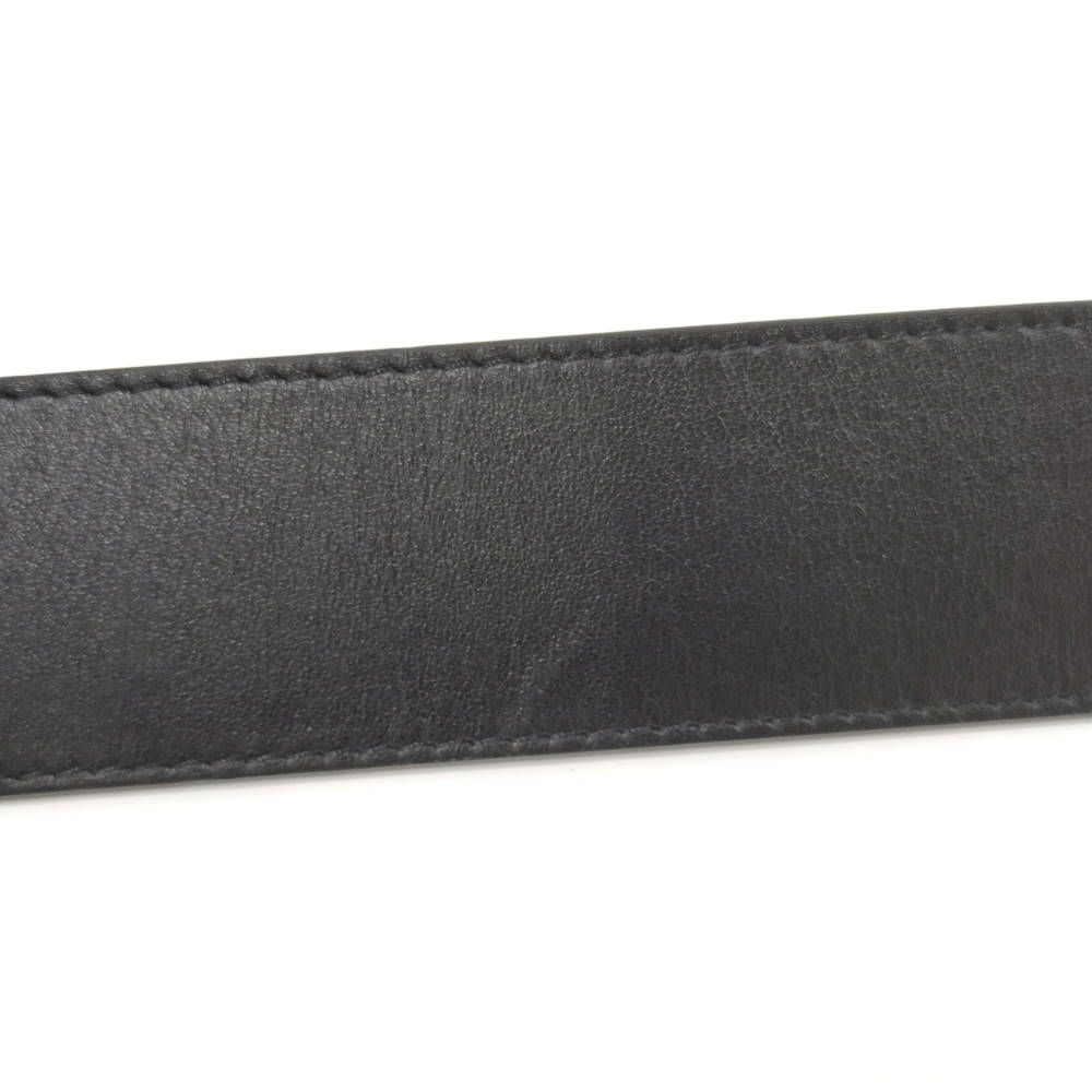 Louis Vuitton Optic Belt Leather Black