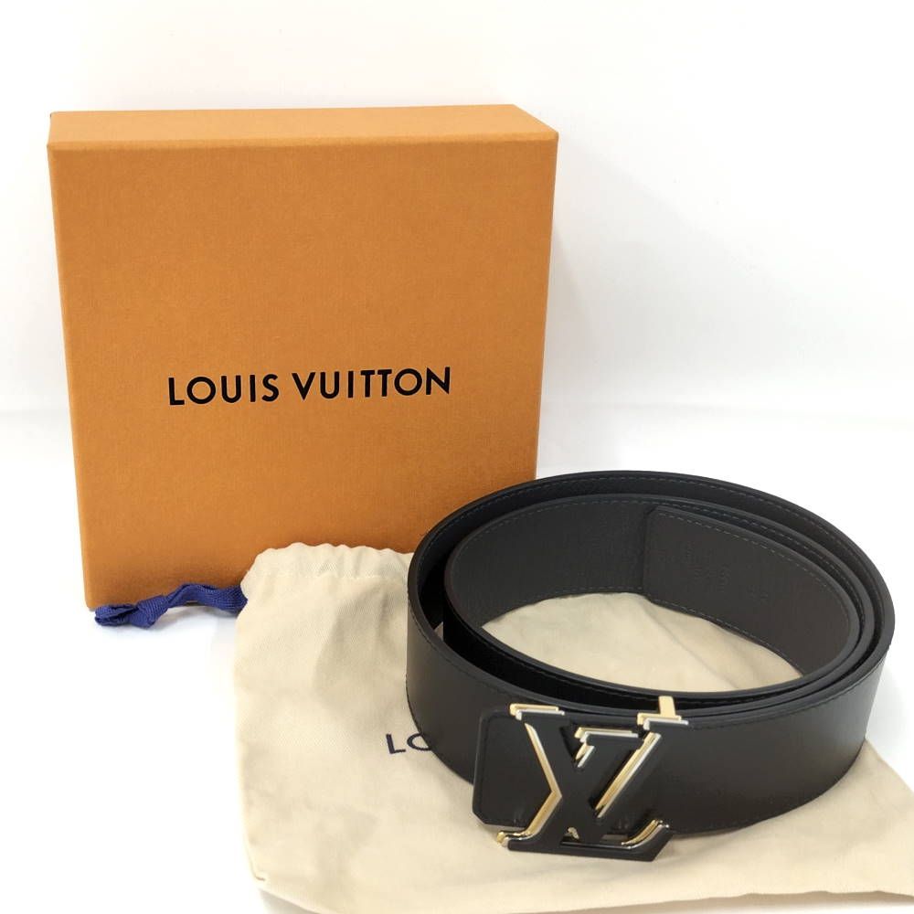 Louis Vuitton Optic Belt Leather Black