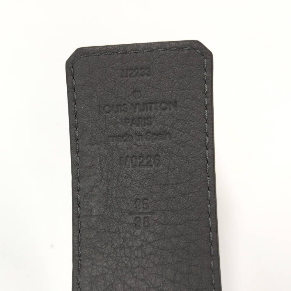 Louis Vuitton Optic Belt Leather Black
