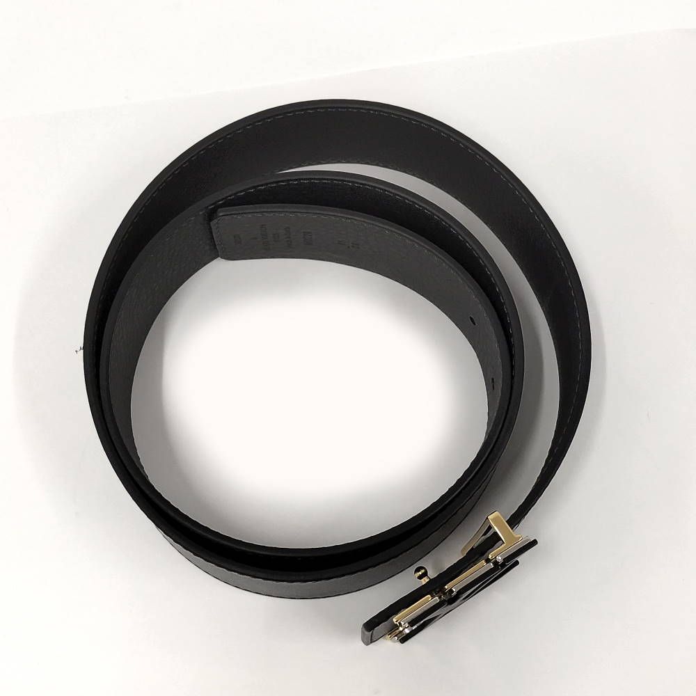 Louis Vuitton Optic Belt Leather Black