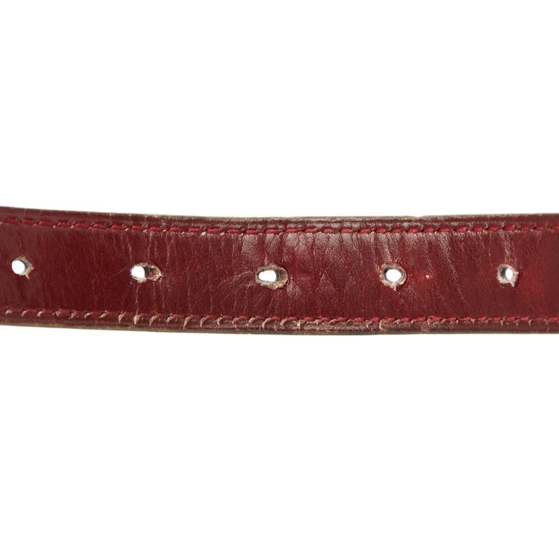 Hermes Belt Reversible Navy Red Leather
