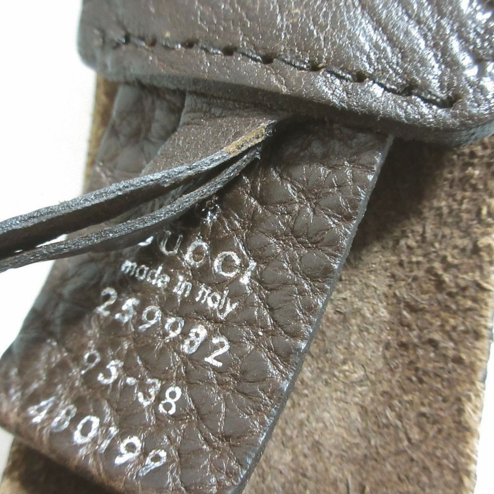 Gucci GG Marmont Leather Belt Brown