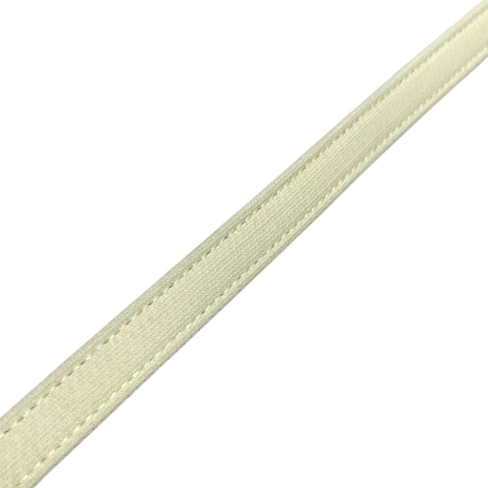 Dior Thin Belt Narrow White Leather Sophisticated Simple Looks Great