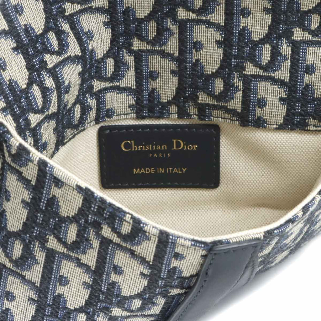 Dior Oblique Saddle Belt Pouch Waist Bag Canvas Leather
