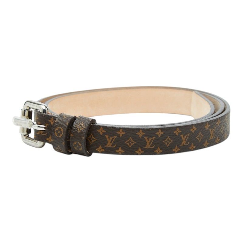 Louis Vuitton Monogram Belt 70 Brown Leather