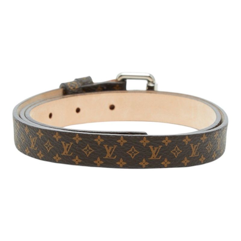Louis Vuitton Monogram Belt 70 Brown Leather