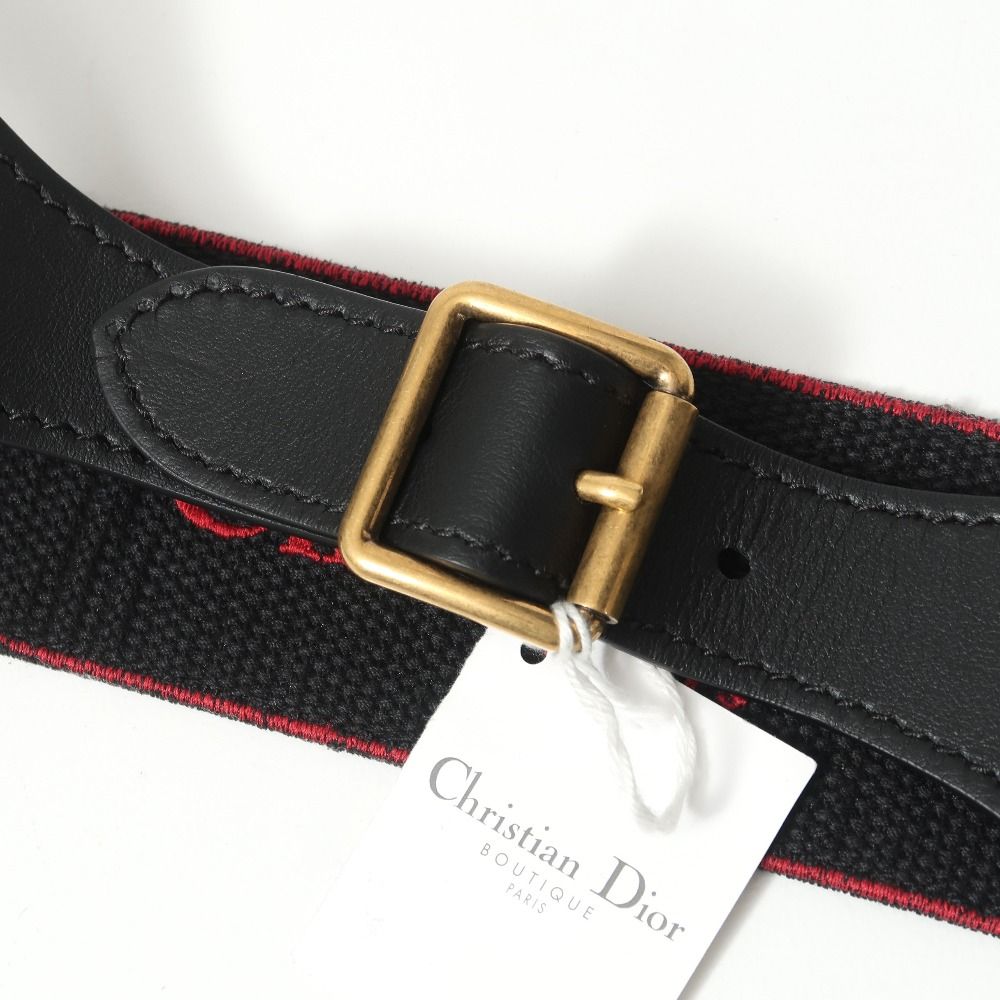 Dior Belt 75 Logo Embroidery