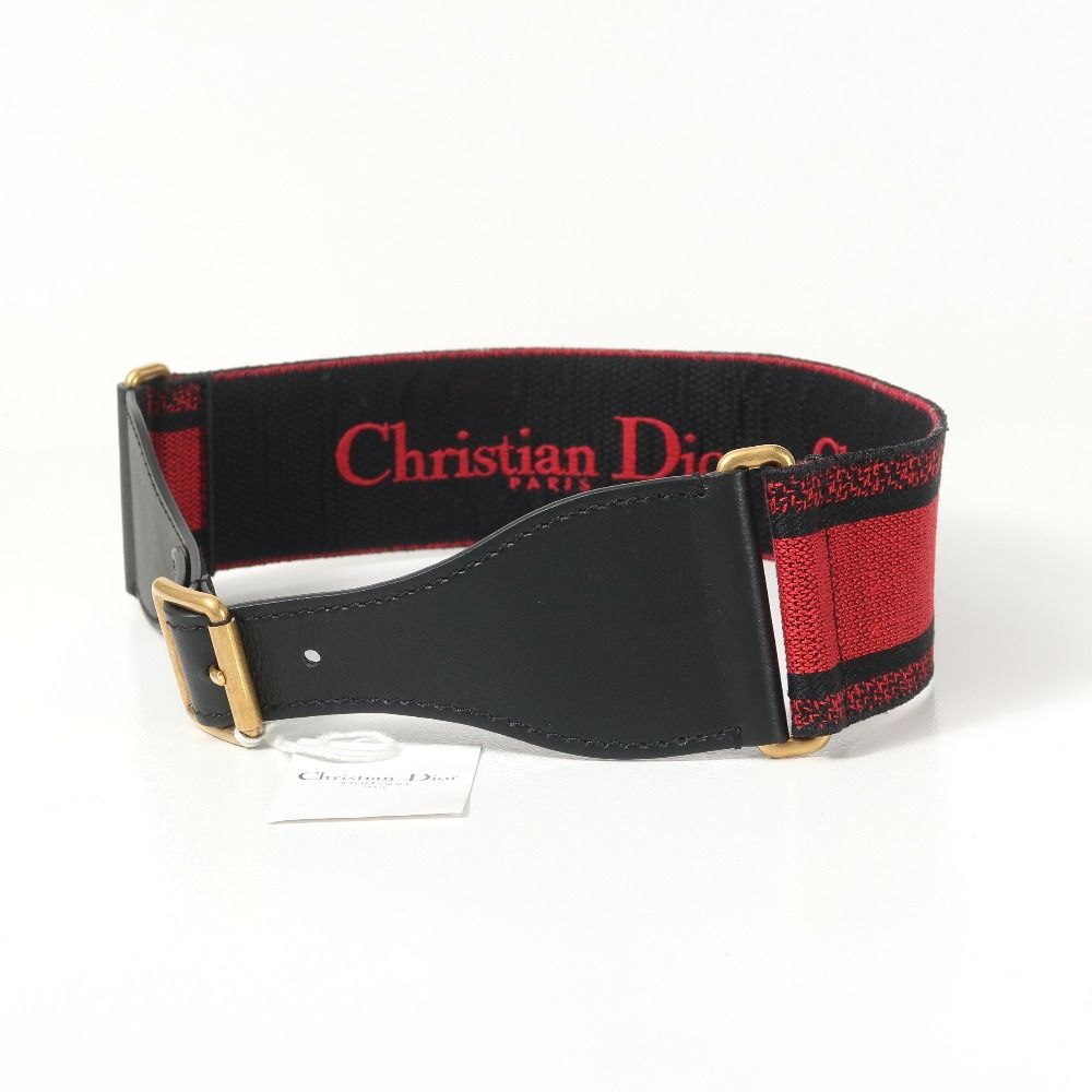 Dior Belt 75 Logo Embroidery