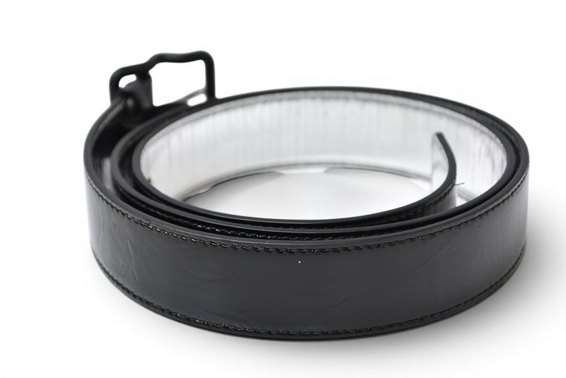 Bottega Veneta Belt Patent Leather 95 Black
