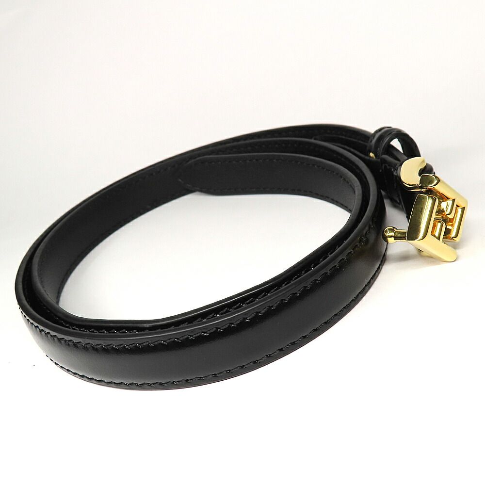 Fendi FF Diamond Belt 1.5 Black Cles