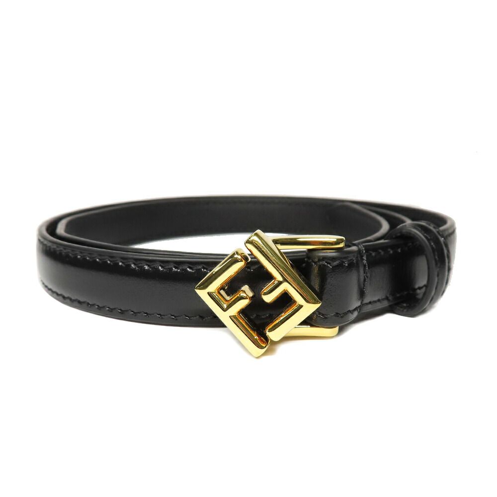 Fendi FF Diamond Belt 1.5 Black Cles