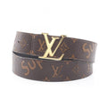 Louis Vuitton Belt Supreme Ceinture LV Initial Leather