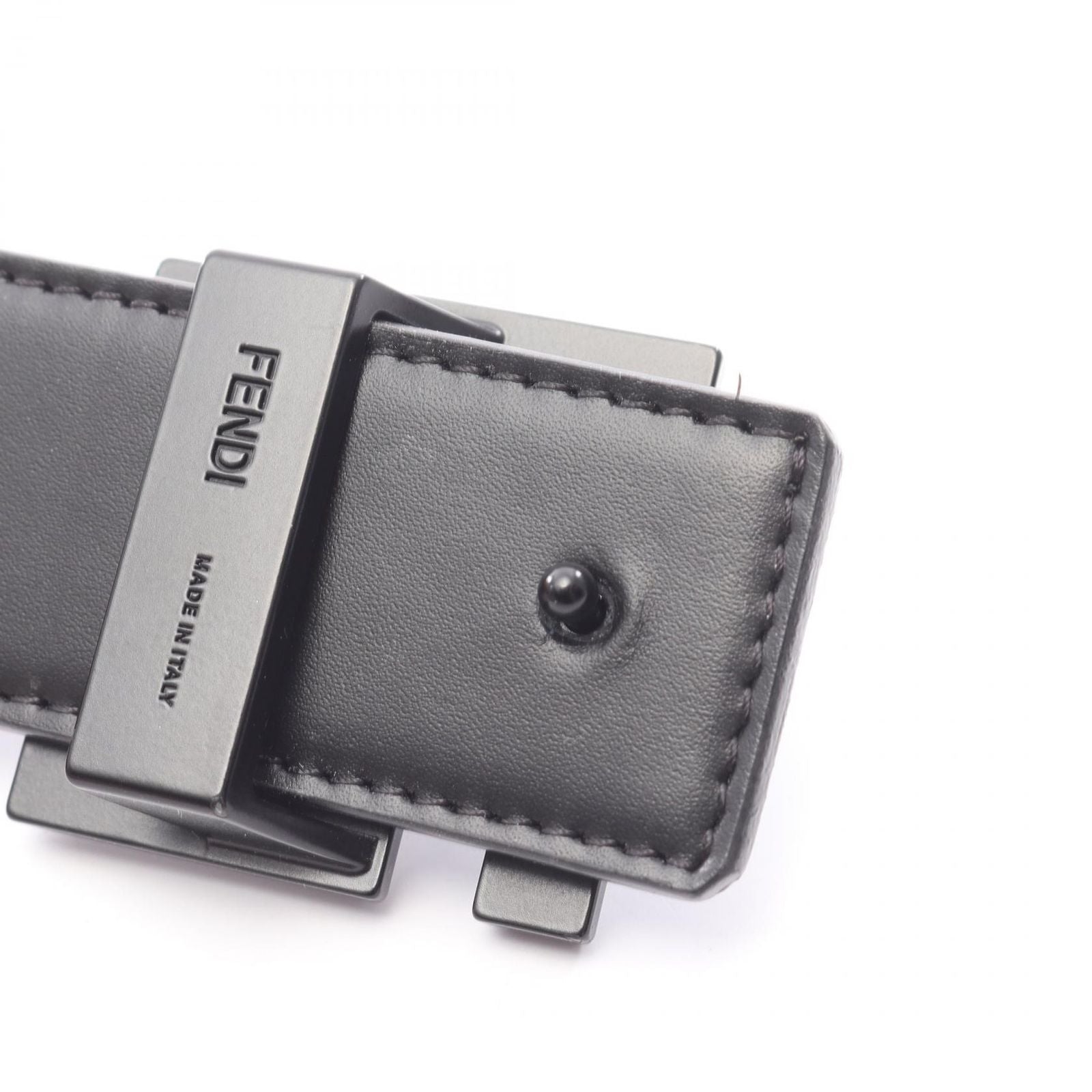 Fendi Belt FF Square Reversible Leather