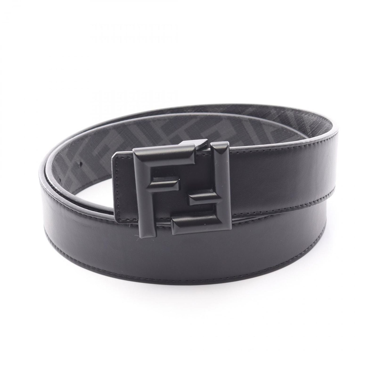 Fendi Belt FF Square Reversible Leather