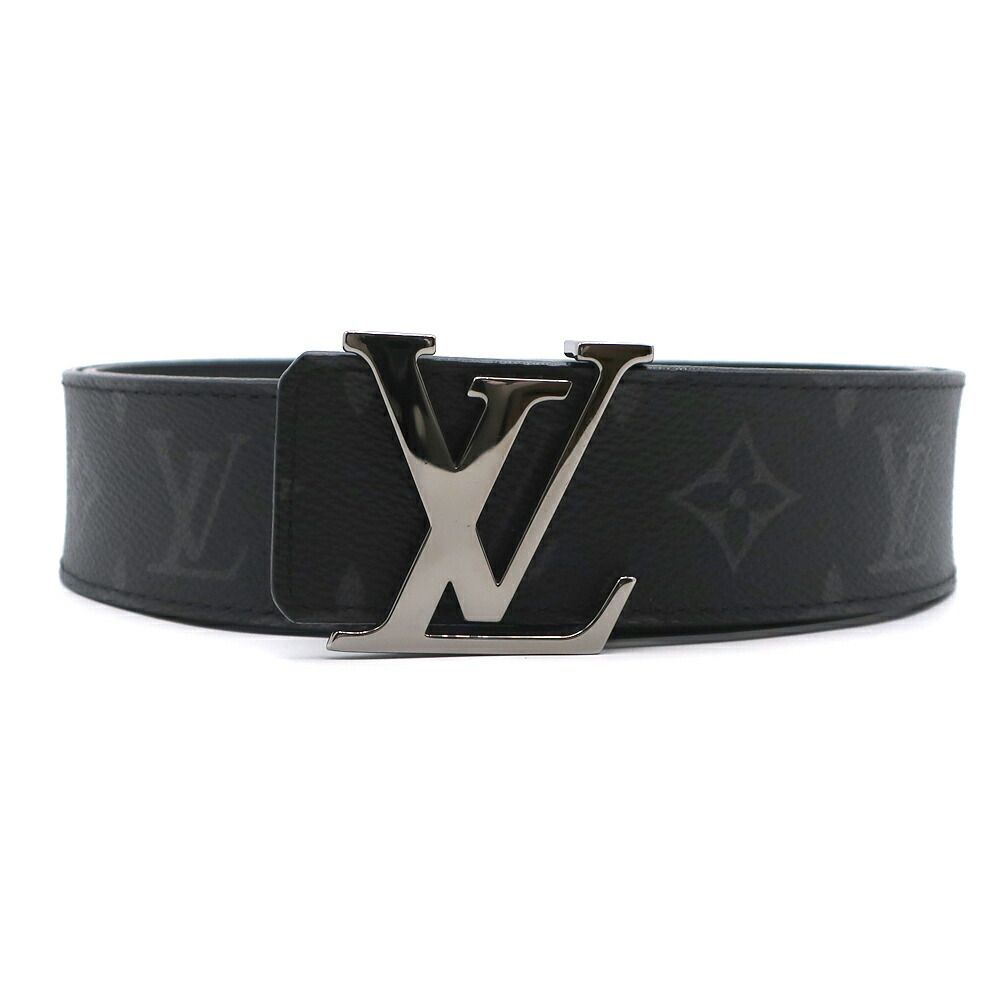 Louis Vuitton Tenture Ceinture Monogram Eclipse Black Belt Calf Leather