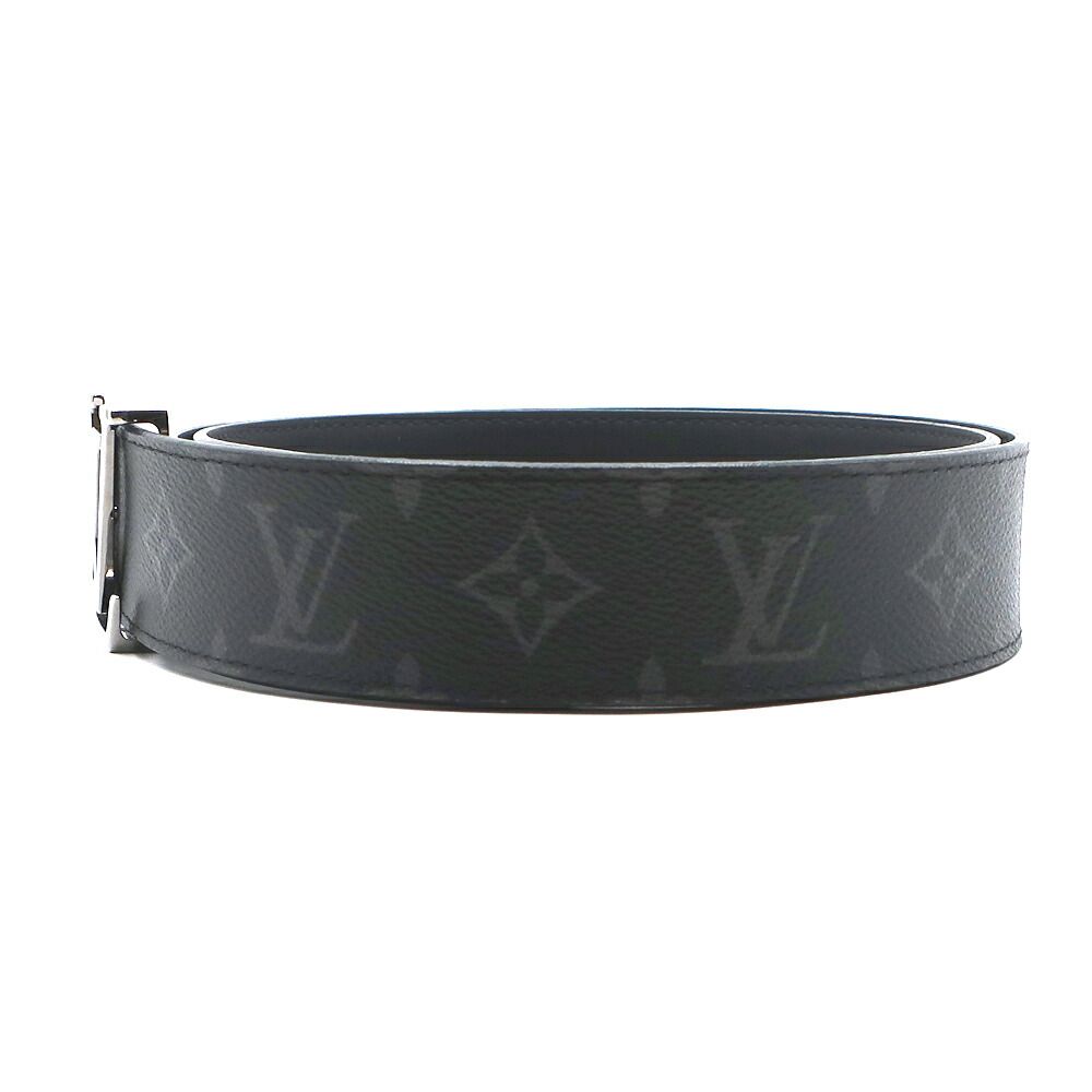 Louis Vuitton Tenture Ceinture Monogram Eclipse Black Belt Calf Leather
