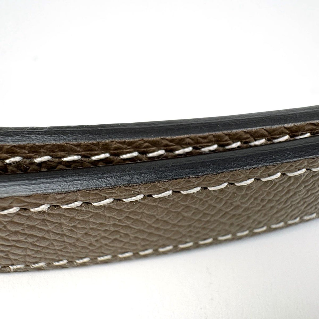 Hermes Kelly Belt Veau Epsom Gray