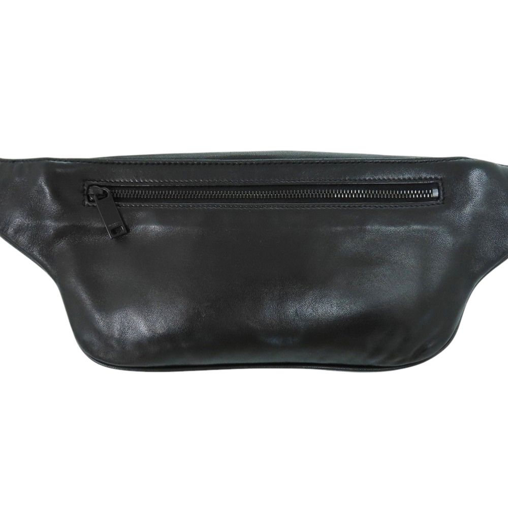 Saint Laurent Paris Leather Belt Bag Black