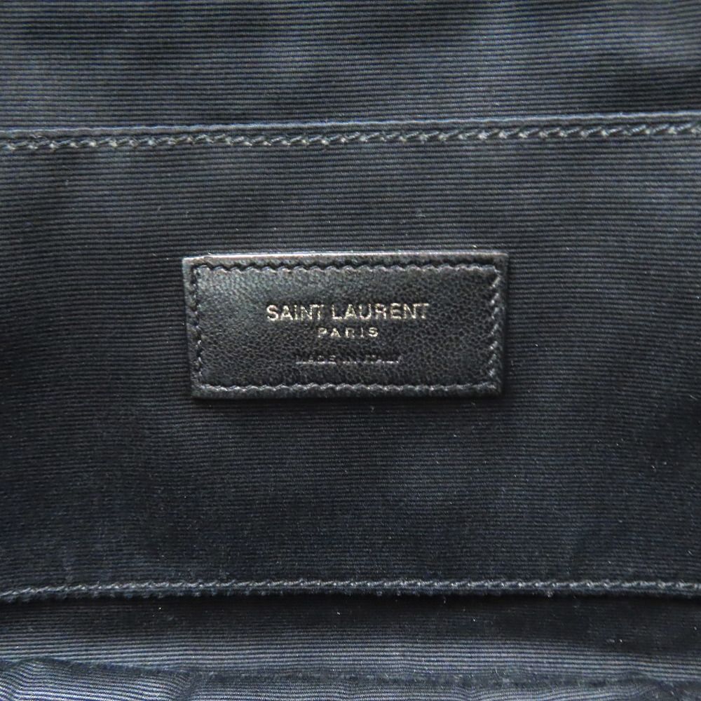 Saint Laurent Paris Leather Belt Bag Black