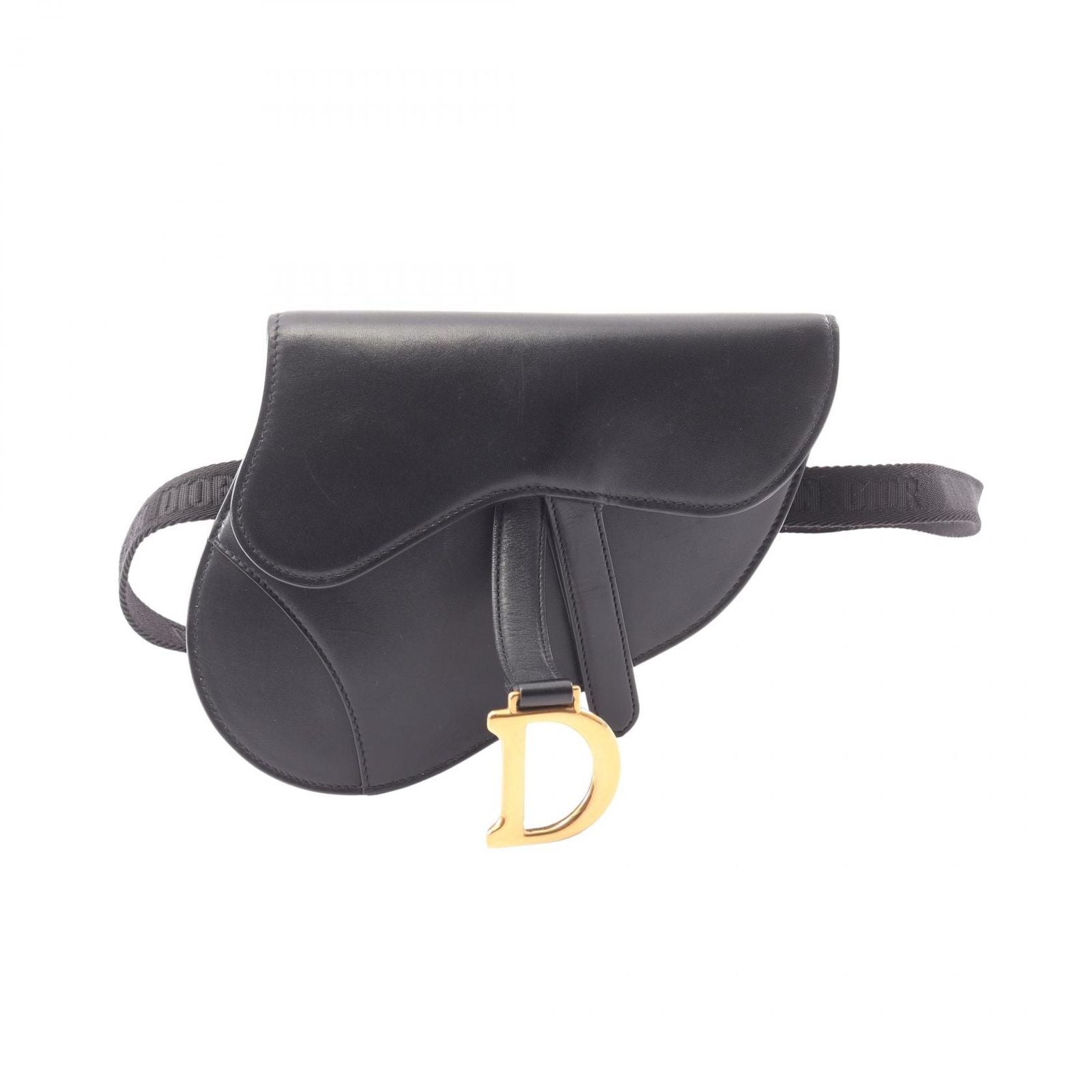 Dior Dio Belt Bag Sadeleba Black Leather