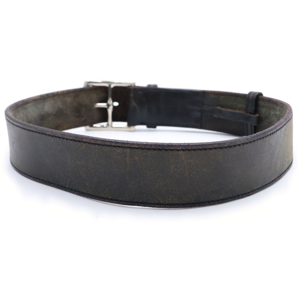 Hermes Etriviere Leather Belt Black