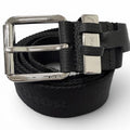 Dior Homme Logo Silver Pin Buckle Belt Black Recommended