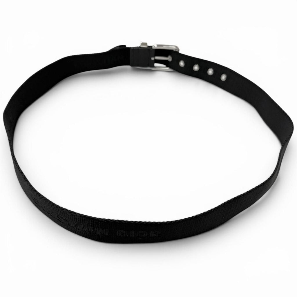 Dior Homme Logo Silver Pin Buckle Belt Black Recommended