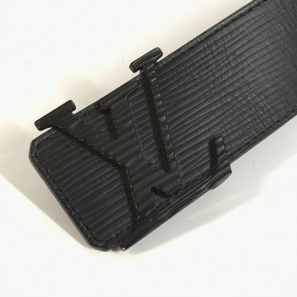 Louis Vuitton Belt Ceinture LV Initial Epi Leather Noir Black