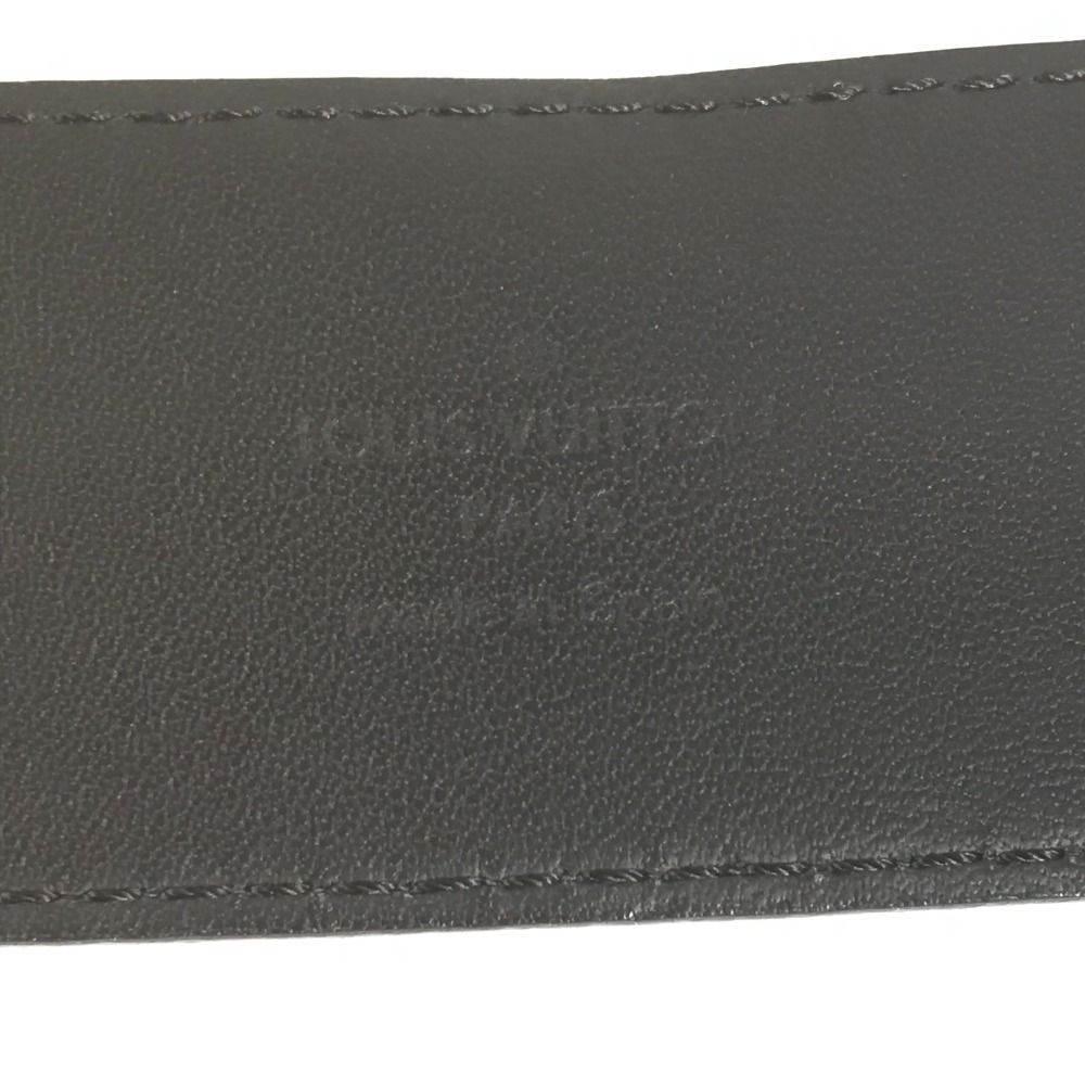 Louis Vuitton Belt Ceinture LV Initial Epi Leather Noir Black