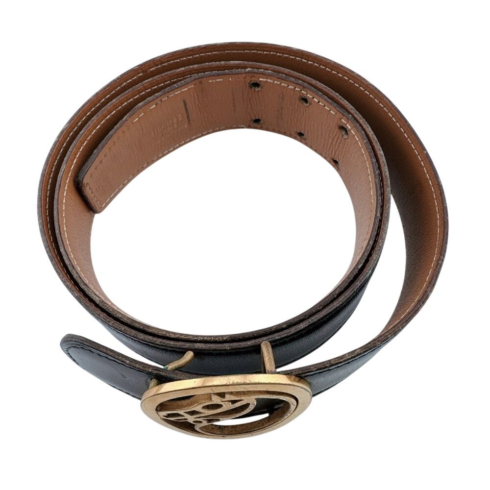 Hermes Vintage Paddock Cheval Buckle Horse Belt