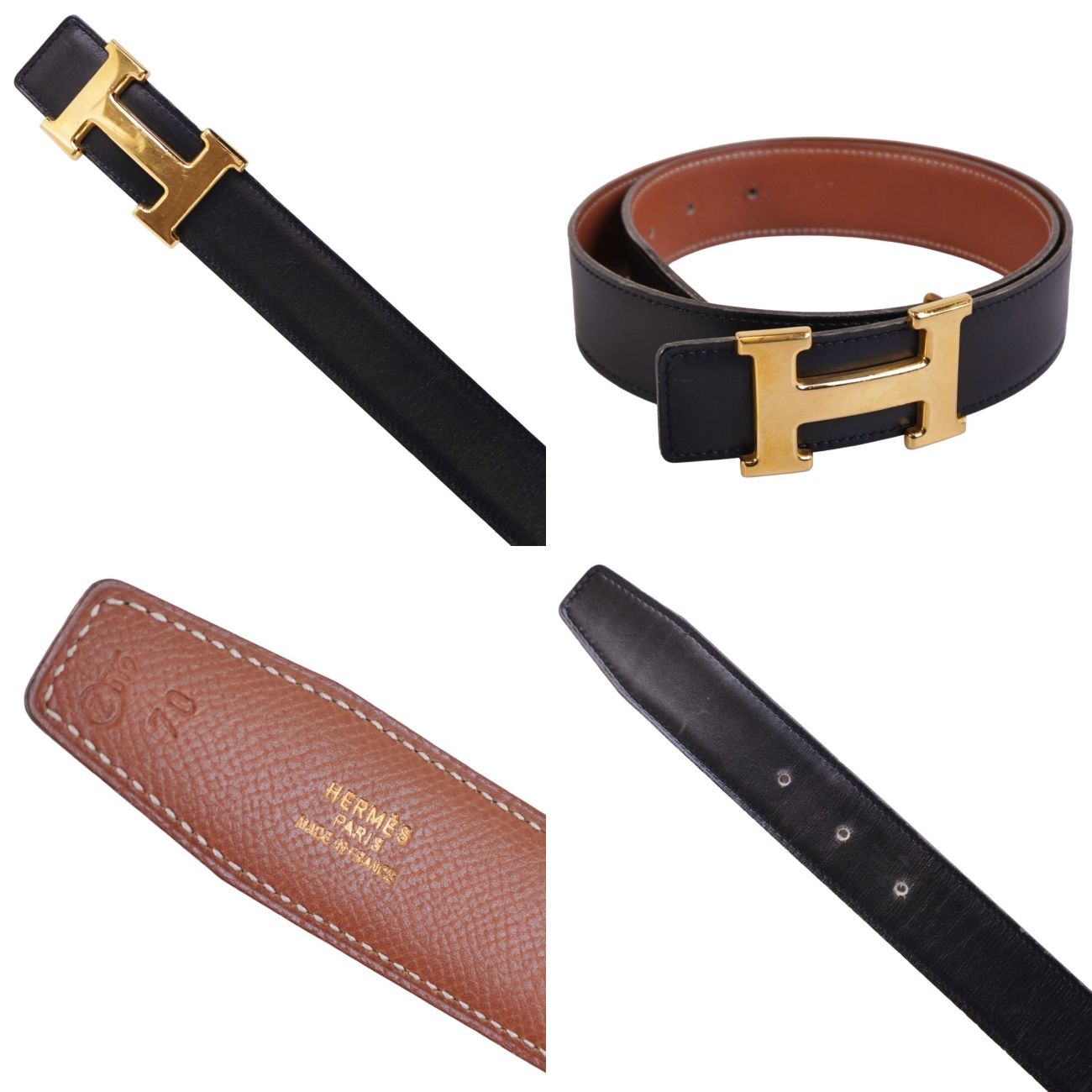 Hermes Vintage Belt Reversible
