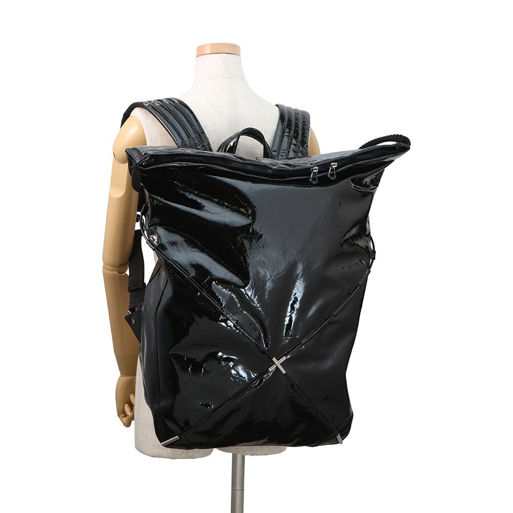 Bottega Veneta Backpack Tent Patent Black