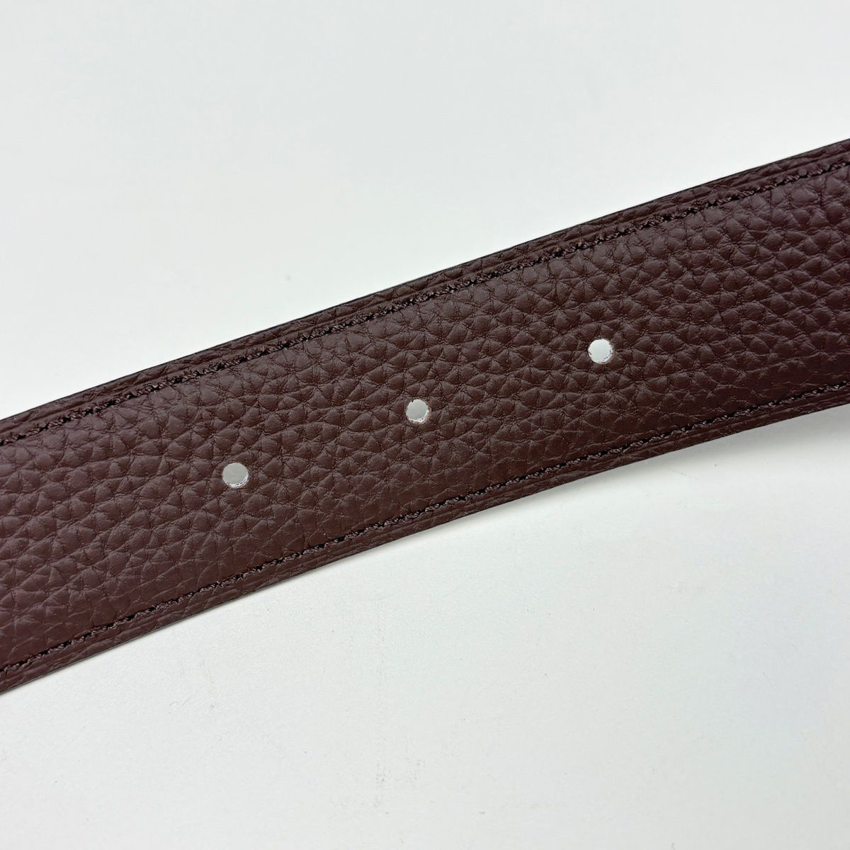 Hermes Constance Reversible Belt Leather Black Brown