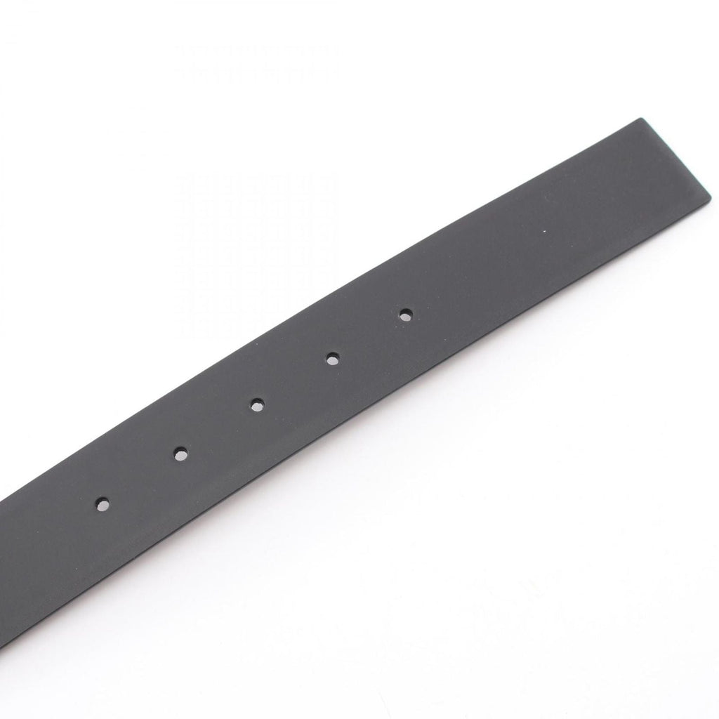 Fendi Belt Round FF Zucca Reversible Black Brown Leather