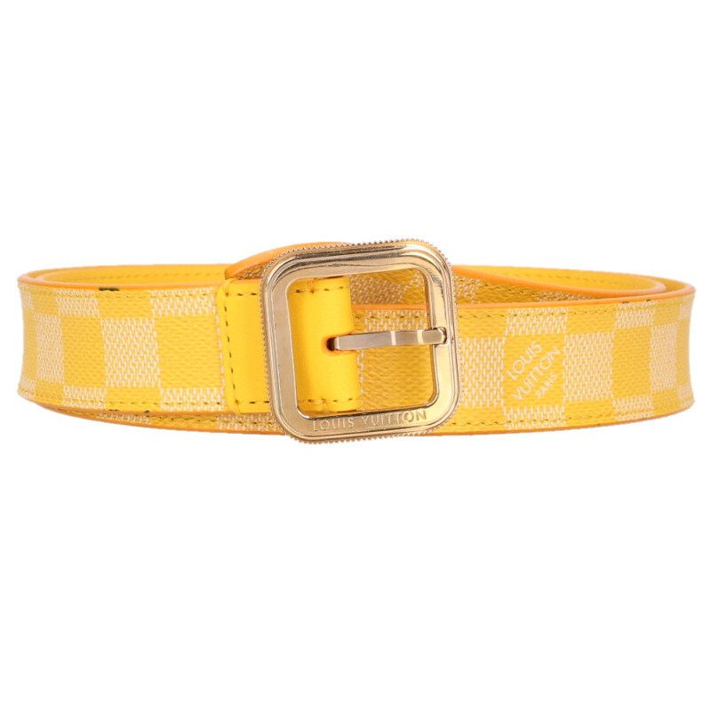 Louis Vuitton Ceinture Tresor Damier Leather Belt 90