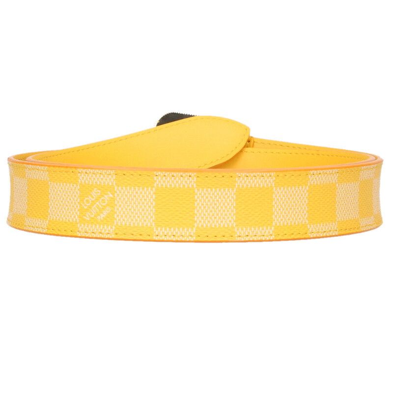 Louis Vuitton Ceinture Tresor Damier Leather Belt 90