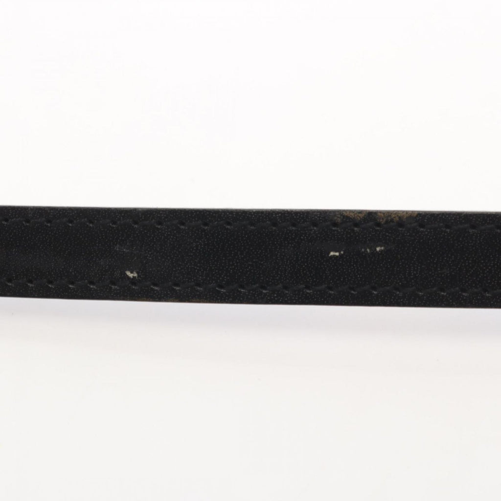 Chanel Belt Logo Plate Leather