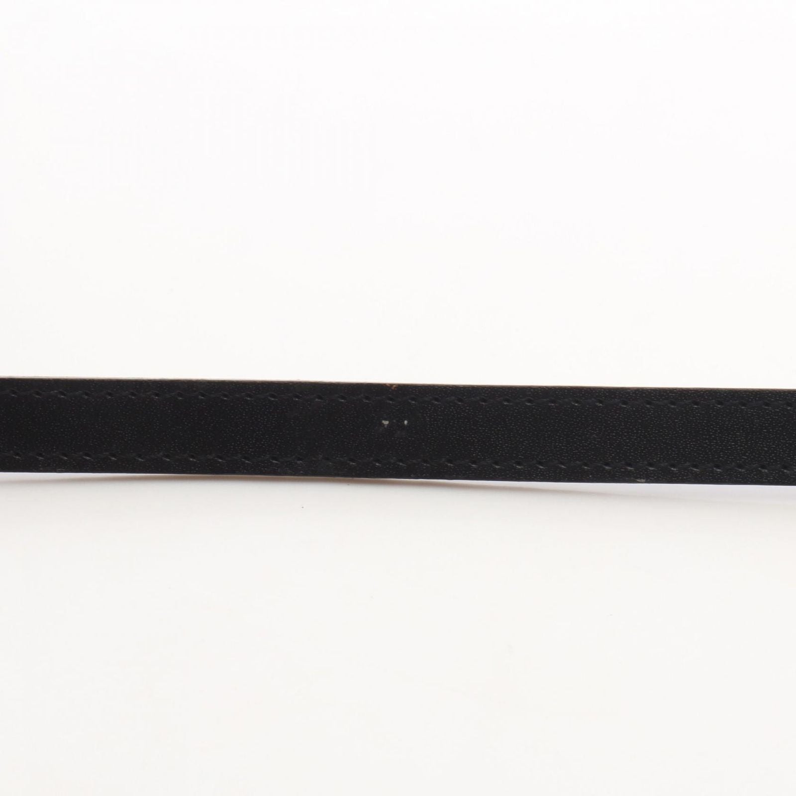 Chanel Belt Logo Plate Leather