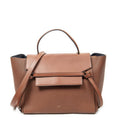 Celine Mini Belt Bag Brown Gray Calfskin Leather
